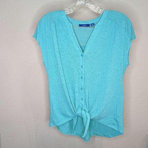 COPY - Medium - Apt 9. Hi-Lo Tie Waist Top